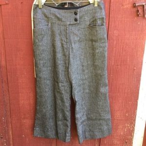 Cropped Wide-leg Pants